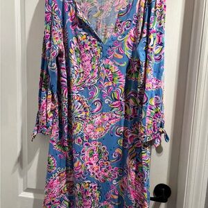 Lilly Pulitzer Cath Dress in mermaid grotto pattern